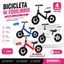 Bicicleta de Equilibrio sin Pedales