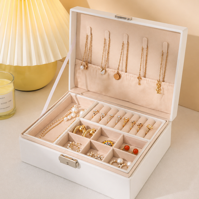 Joyero Organizador de Joyas con Compartimentos
