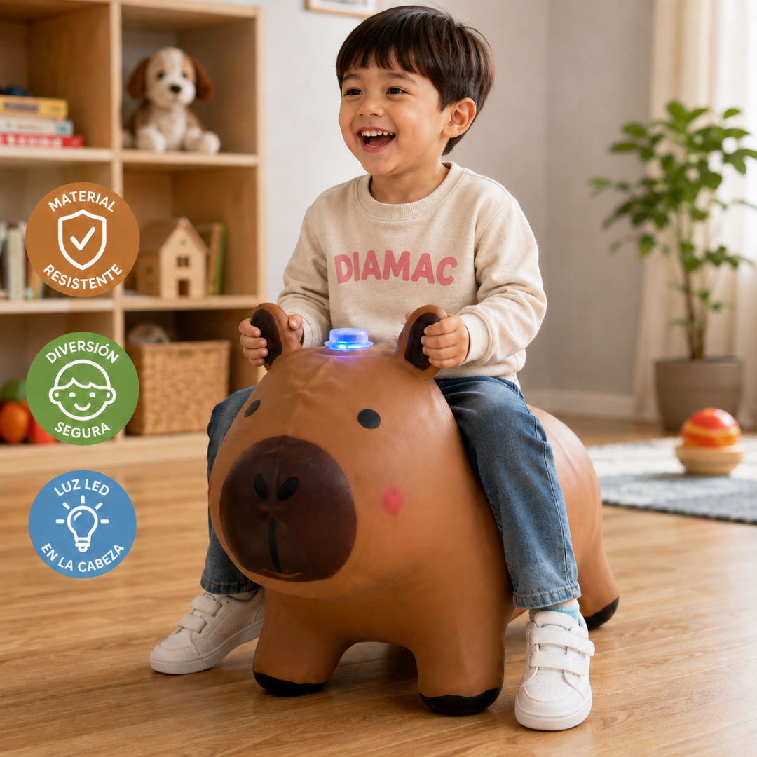 Capibara Saltarina Inflable para Niños