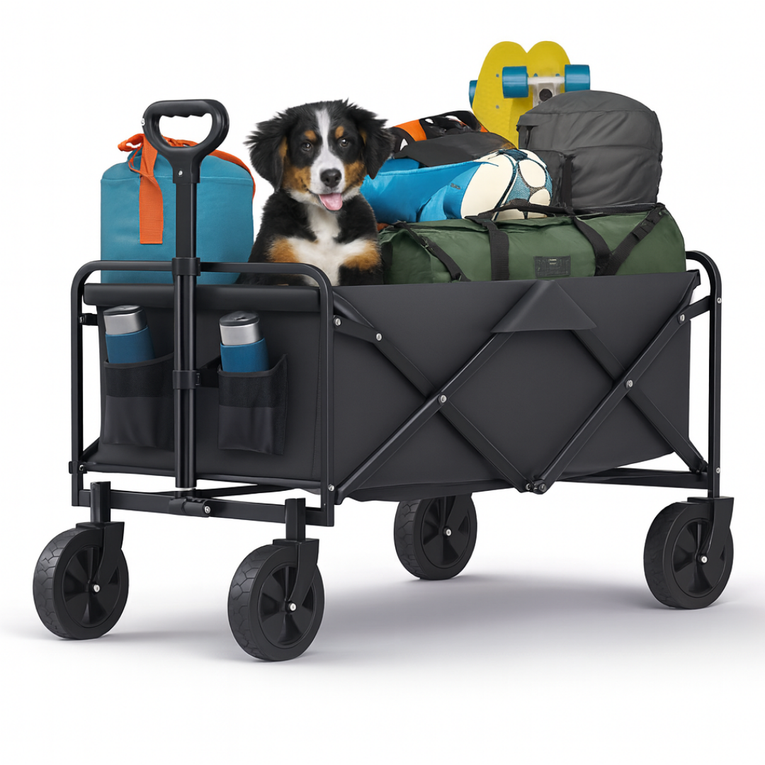 Carrito Plegable de Mano para Camping y Compras