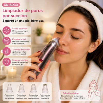 Limpiador de Poros Facial por Succión