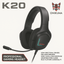 Auriculares Gamer Onikuma K20 con Micrófono y Luz LED RGB
