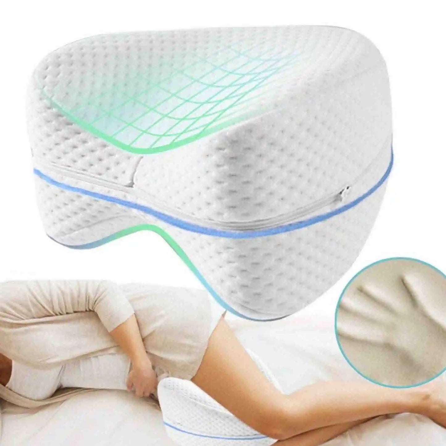 Almohada Ergonómica Apoyo Piernas Rodillas