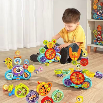 Set de Bloques de Construcción Educativos para Bebés y Niños