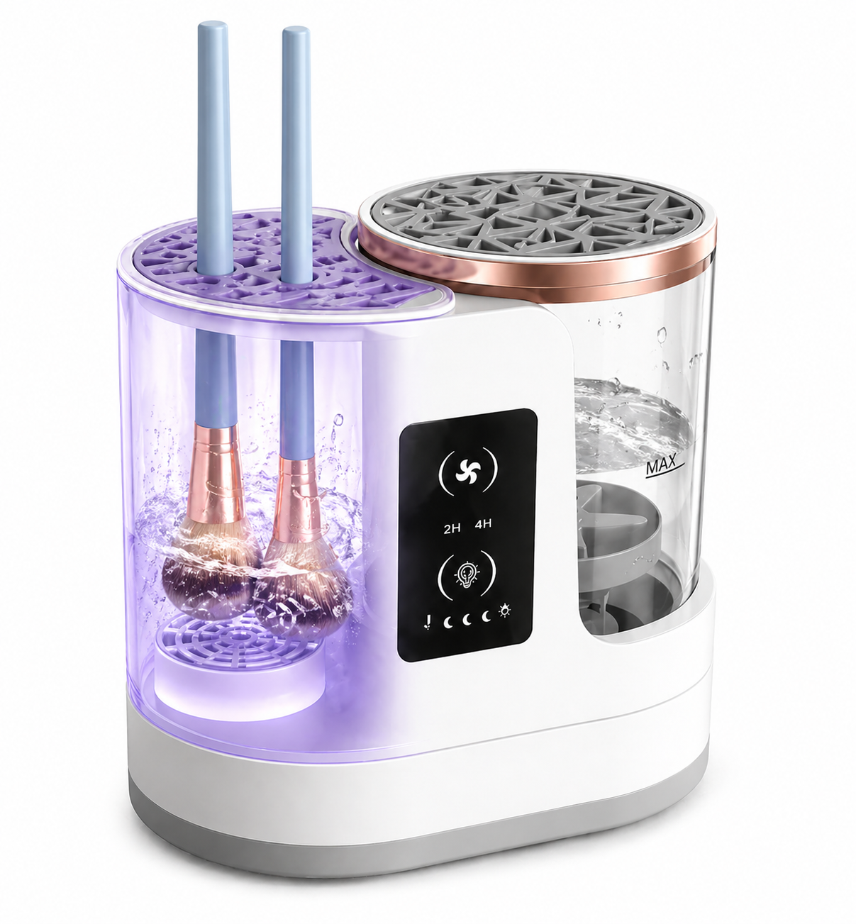 Limpiador y Secador de Brochas de Maquillaje Automático