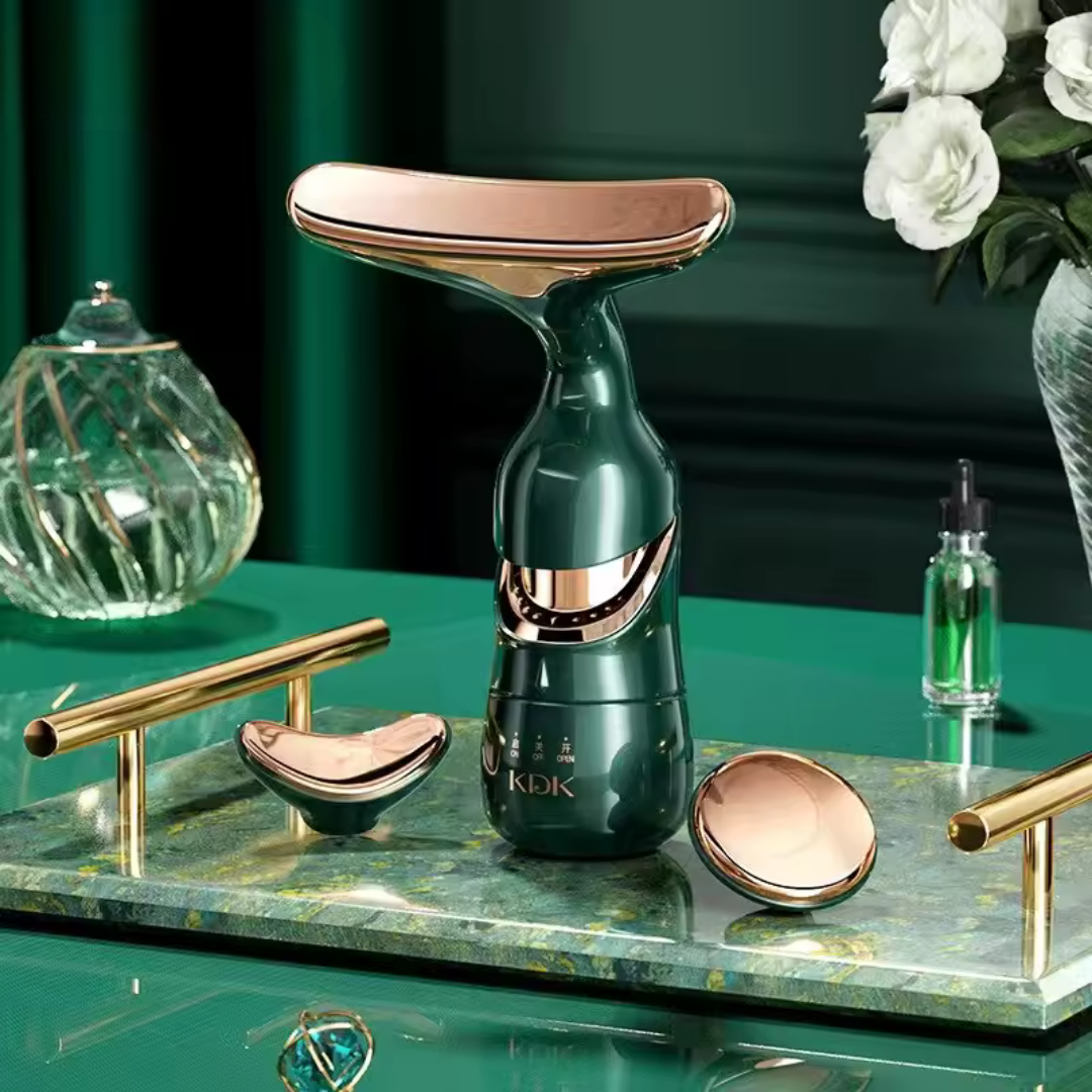 Masajeador Facial 3 en 1 Reafirmante y Rejuvenecedor