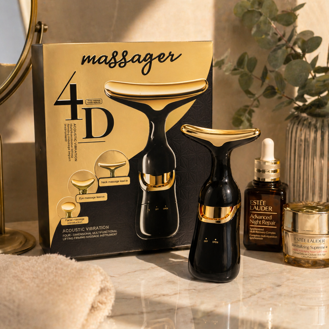 Masajeador Facial 3 en 1 Reafirmante y Rejuvenecedor
