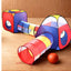 Carpa Infantil 3 en 1 con Túnel Roja