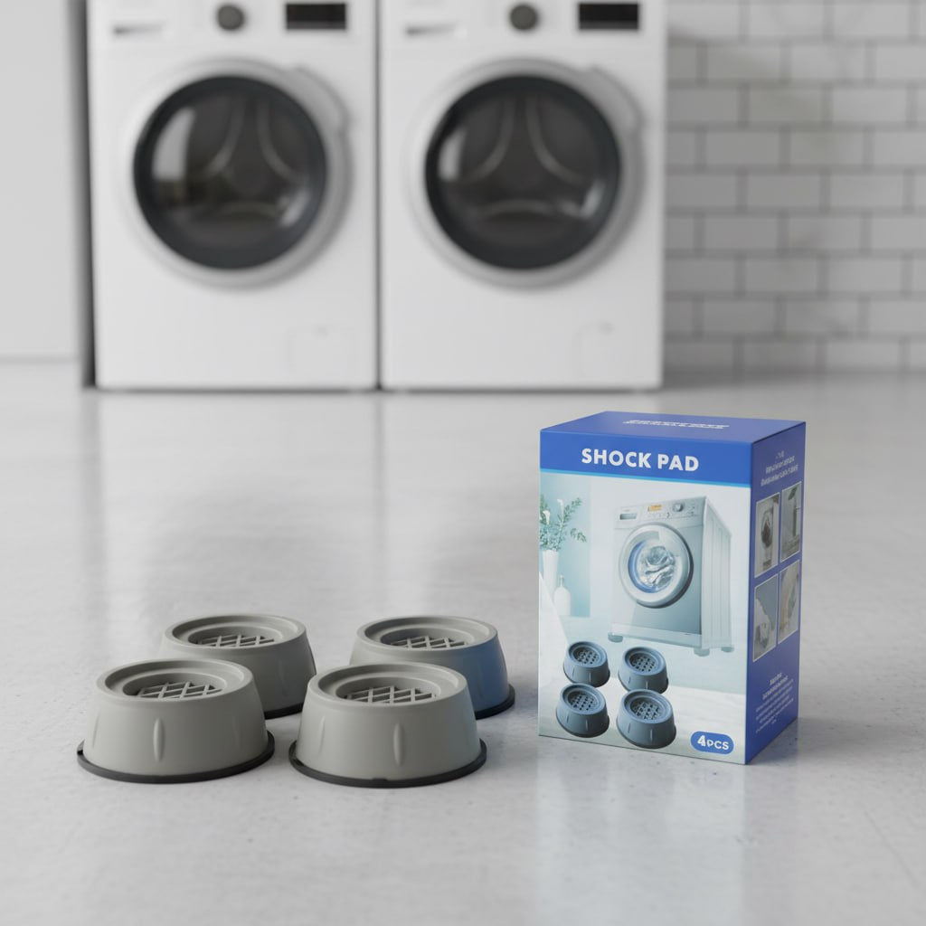 Pack de 4 soportes antivibración para lavadora