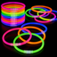 Pulseras Neón Luminosas 50 Unidades Glow Sticks para Fiestas y Eventos