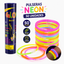 Pulseras Neón Luminosas 50 Unidades Glow Sticks para Fiestas y Eventos