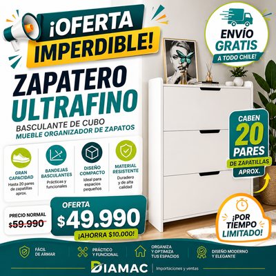 Zapatero Organizador de Zapatilla 3 Niveles