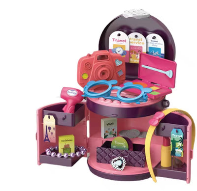 Set de Tocador y Viaje Infantil tipo Maleta