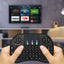 Mini Teclado Inalambrico Touchpad Smart Tv Retroiluminado